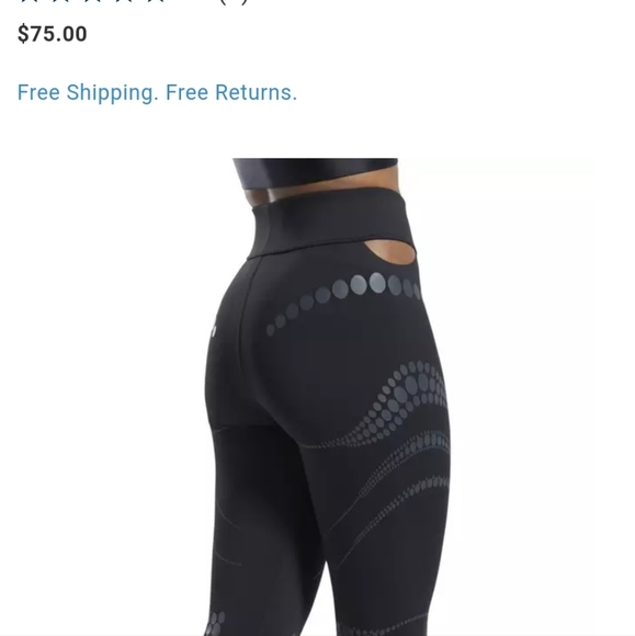 Cardi B reebok leggings size XS black - Picture 2 of 7